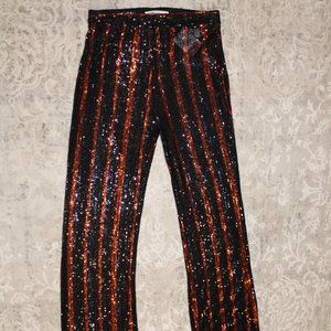 ZARA The Abbey Flared Sequin Pant
